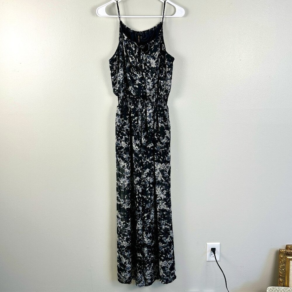 Want and Need Floral Jumpsuit - Black/White - Sz M